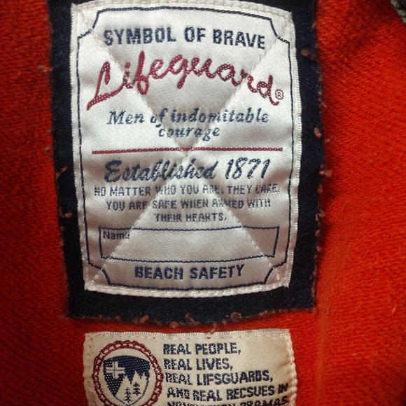 Symbol of Brave Lifeguard XL Zipper Hoodie - Picture 4 of 9